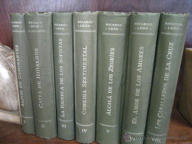 Libros antiguos: Obras completas ricardo leon 7 tomos, 1915, - Foto 5