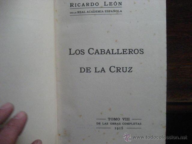 Libros antiguos: Obras completas ricardo leon 7 tomos, 1915, - Foto 12