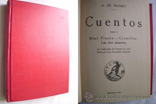 Libros antiguos: CUENTOS. DE MUSSET, A.. 1919 - Foto 1