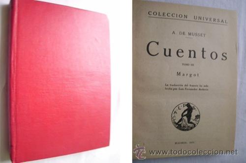 Libros antiguos: CUENTOS. DE MUSSET, A.. 1921 - Foto 1