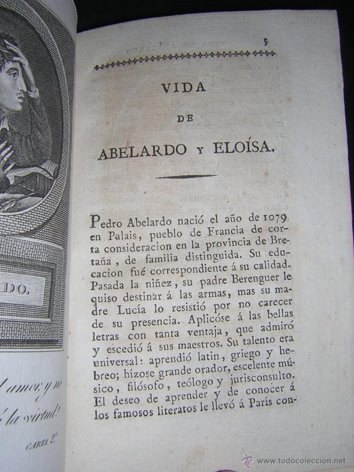 Libros antiguos: 1813 - CORRESPONDENCIA DE ABELARDO Y ELOISA - IBARRA - Foto 5