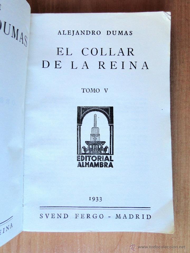 Libros antiguos: EL COLLAR DE LA REINA. 1933 - Foto 5