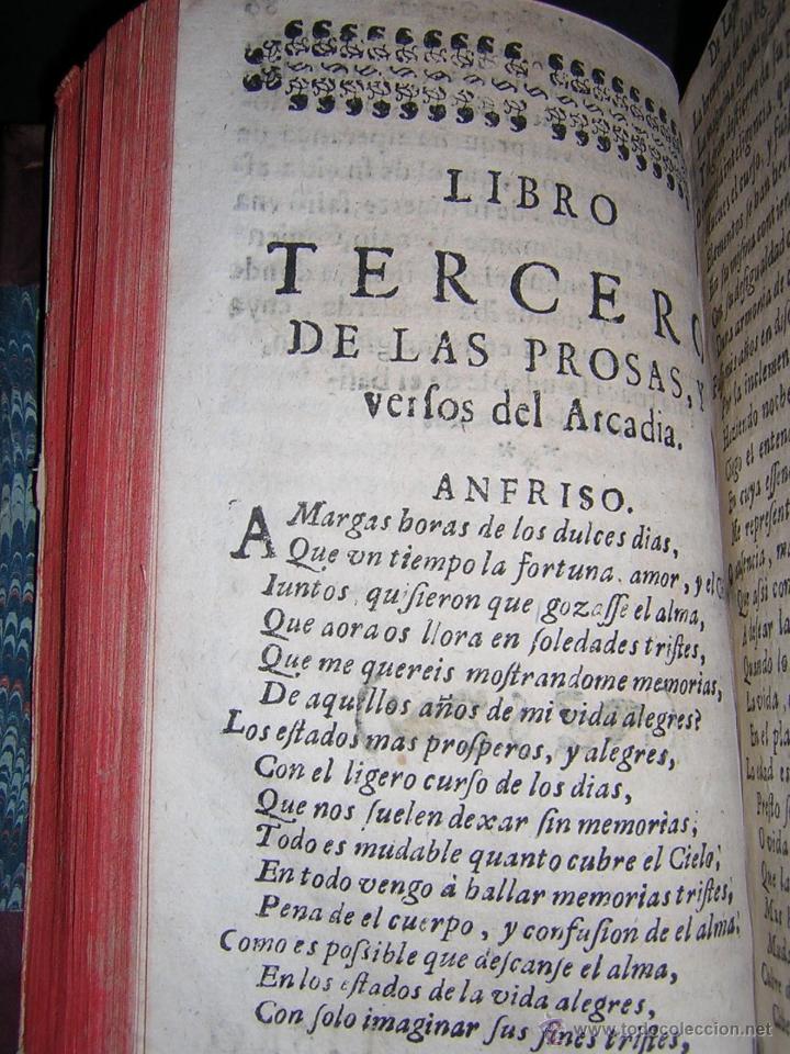 Libros antiguos: 1675 - LOPE DE VEGA - ARCADIA, PROSAS Y VERSOS - Foto 7