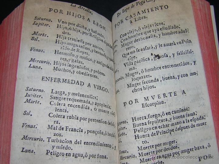 Libros antiguos: 1675 - LOPE DE VEGA - ARCADIA, PROSAS Y VERSOS - Foto 8