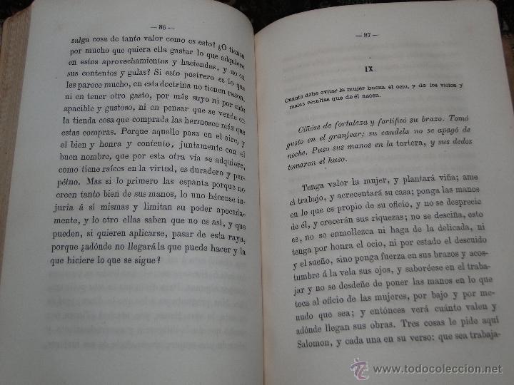 Libros antiguos: LA PERFECTA CASADA.--FRAY LUIS DE LE&Oacute;N.- 1872 - Foto 4
