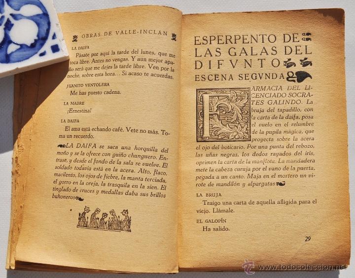 Libros antiguos: MARTES DE CARNAVAL. ESPERPENTOS. RAM&Oacute;N DEL VALLE-INCLAN, 1930 - Foto 4