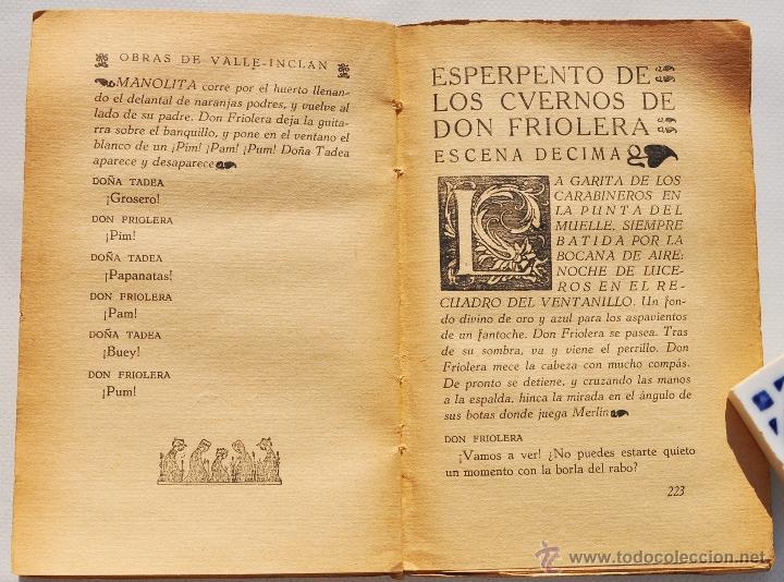 Libros antiguos: MARTES DE CARNAVAL. ESPERPENTOS. RAM&Oacute;N DEL VALLE-INCLAN, 1930 - Foto 6