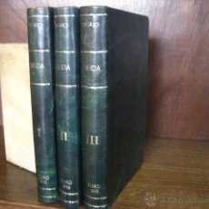 Libros antiguos: LA ENEIDA DE VIRGILIO, ARRUE, 1847, 3 TOMOS EN PIEL IMPECABLES,. Lote 41299310