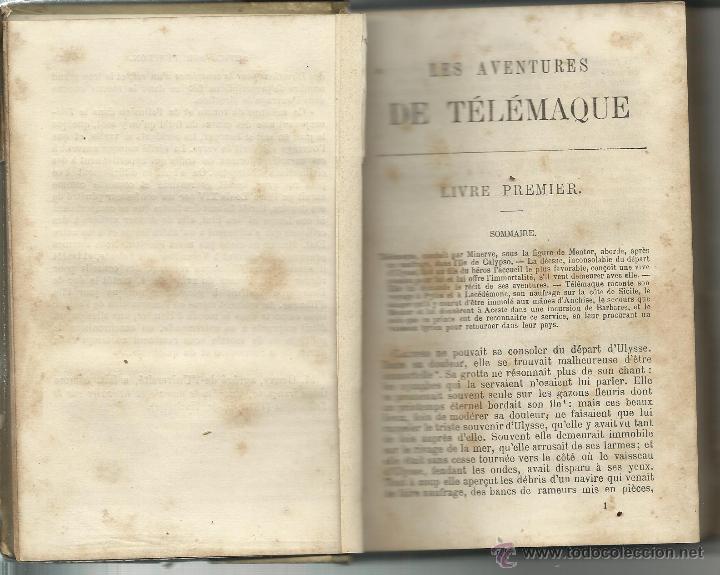 Libros antiguos: LES AVENTURES DE T&Eacute;L&Eacute;MAQUE - Foto 3