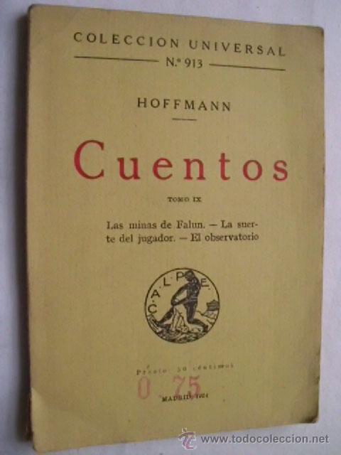 Libros antiguos: CUENTOS.  HOFFMANN. 1924 - Foto 1