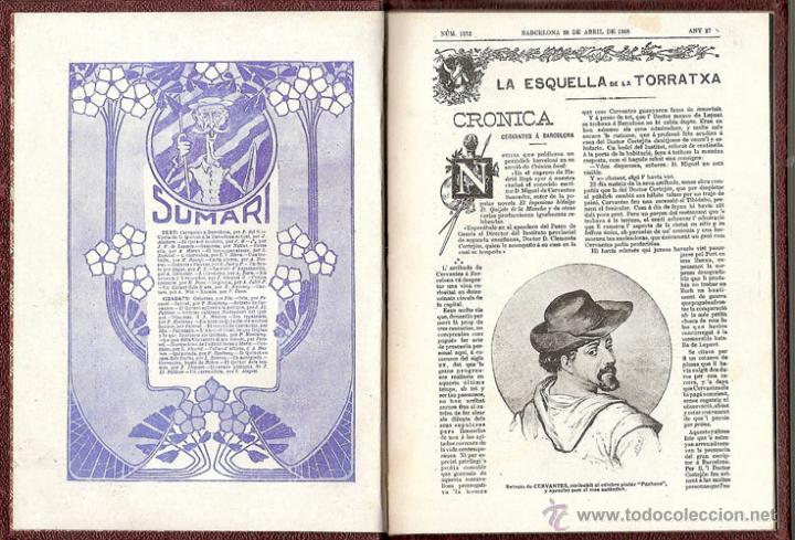 Libros antiguos: CERVANTES &Agrave; (en) BARCELONA &ndash; A&ntilde;o 1905 - Foto 4