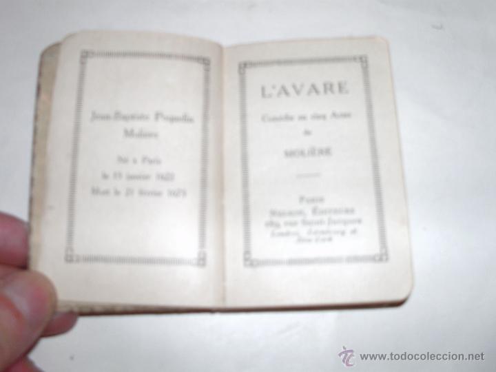 Libros antiguos: MOLIERE - LAVARE - A&Ntilde;O 1920 - - Foto 2