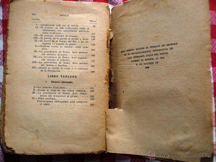 Libros antiguos: Libro a&ntilde;o 1929 El principe de Oton de RL Stevenson - Foto 2