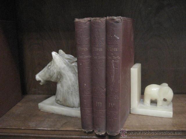 Libros antiguos: obras completas de jose Zorrilla, Delgado ed 1905, 3 tomos, ref  E1 - Foto 1