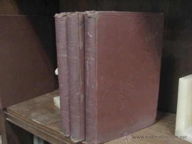 Libros antiguos: obras completas de jose Zorrilla, Delgado ed 1905, 3 tomos, ref  E1 - Foto 2