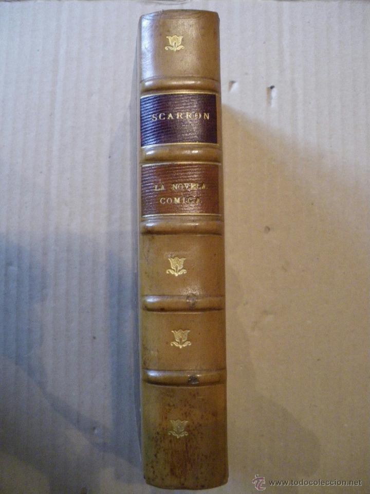 Libros antiguos: LA NOVELA COMICA. SCARRON. - Foto 1