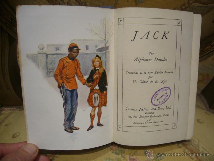 Libros antiguos: JACK, DE ALPHONSE DAUDET. - Foto 3