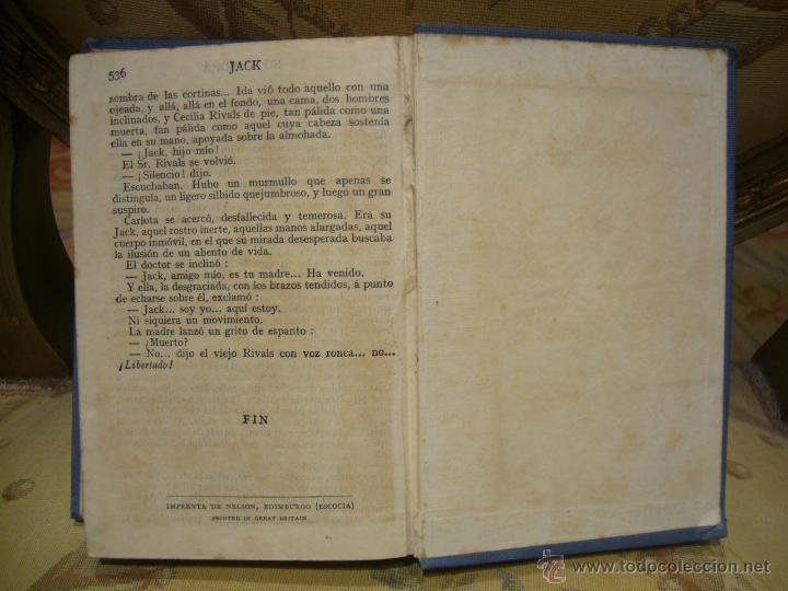 Libros antiguos: JACK, DE ALPHONSE DAUDET. - Foto 4