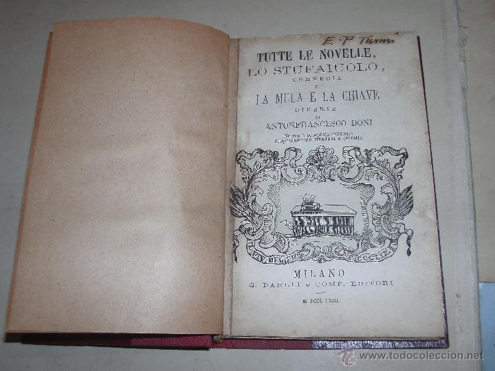 Libros antiguos: ANTOFRANCESCO DONI - Foto 1