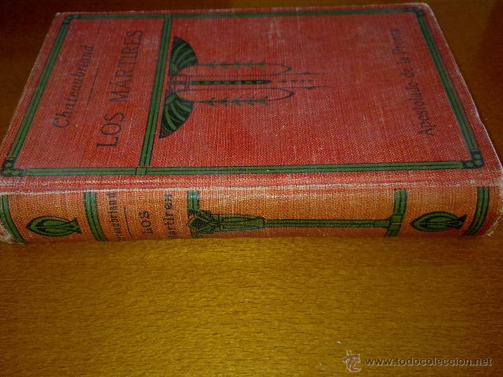 Libros antiguos: LOS M&Aacute;RTIRES, CHATEAUBRIAND - Foto 2
