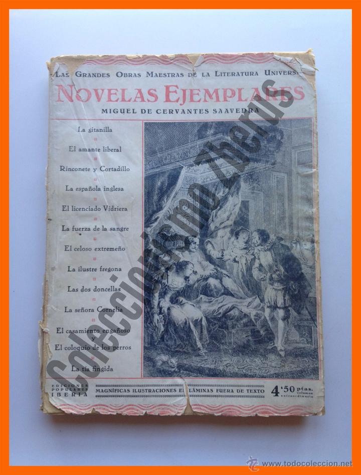 Libros antiguos: Novelas Ejemplares - Miguel de Cervantes Saavedra - Foto 1