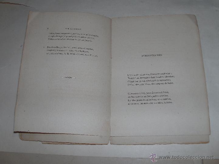 Libros antiguos: PAUL VERLAINE - LES AMIES - SONNETS - - Foto 4
