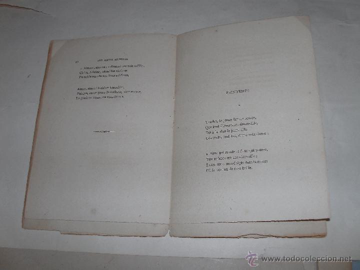 Libros antiguos: PAUL VERLAINE - LES AMIES - SONNETS - - Foto 6