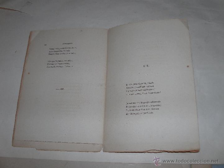 Libros antiguos: PAUL VERLAINE - LES AMIES - SONNETS - - Foto 7