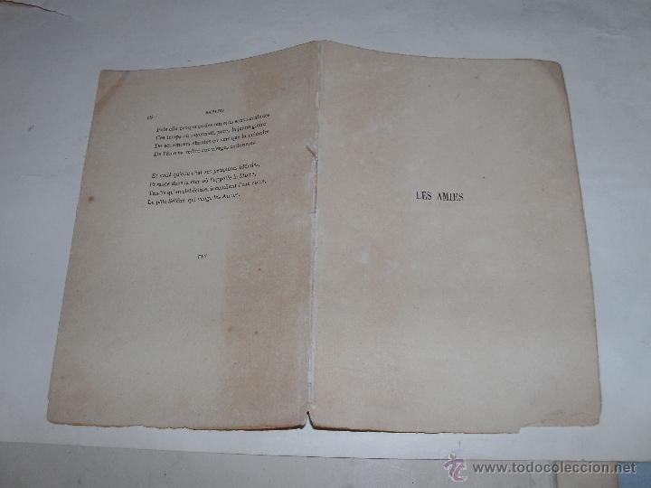 Libros antiguos: PAUL VERLAINE - LES AMIES - SONNETS - - Foto 10