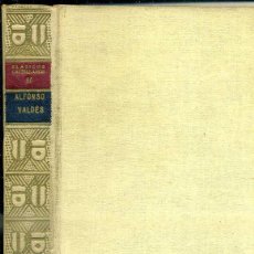 Libros antiguos: ALFONSO DE VALDÉS : DIÁLOGO DE MERCURIO Y CARÓN (CLÁSICOS CASTELLANOS, 1929). Lote 50370696