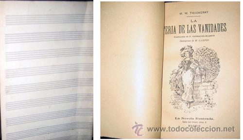 Libros antiguos: LA FERIA DE LAS VANIDADES.  THACKERAY M.W..  La novela ilustrada. - Foto 1