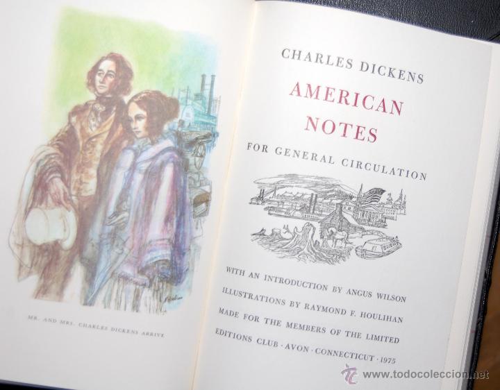 Libros antiguos: Charles Dickens. American Notes. Limited Editions Club - Foto 3