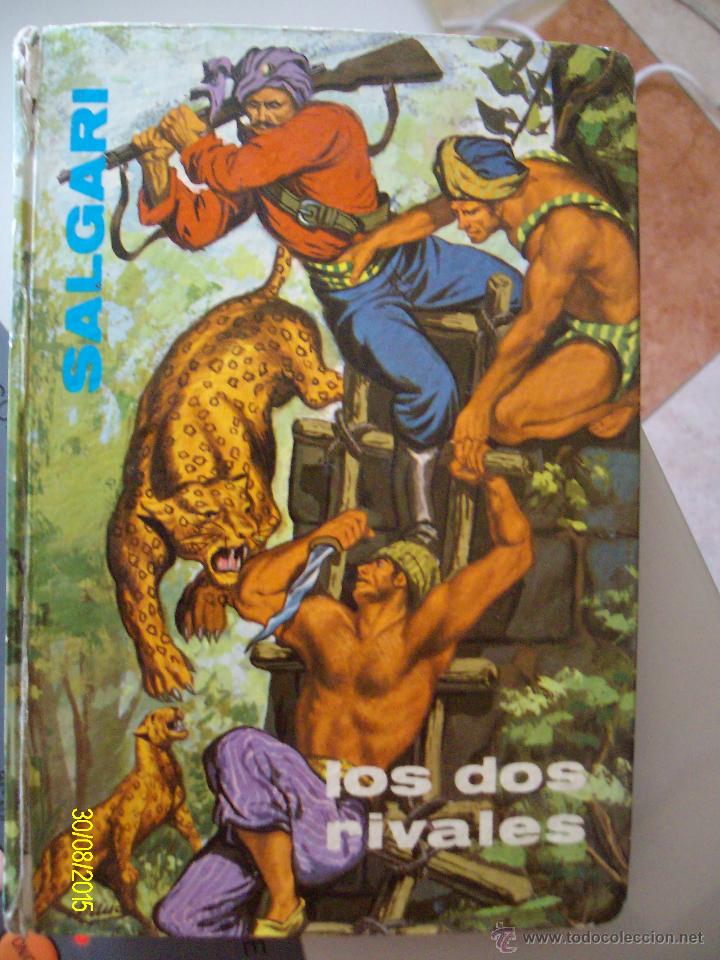 Libros antiguos: LOS DOS RIVALES EMILIO SALGARI EDITORIAL GAHE - Foto 1