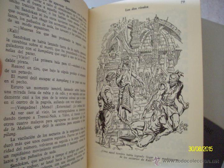 Libros antiguos: LOS DOS RIVALES EMILIO SALGARI EDITORIAL GAHE - Foto 2