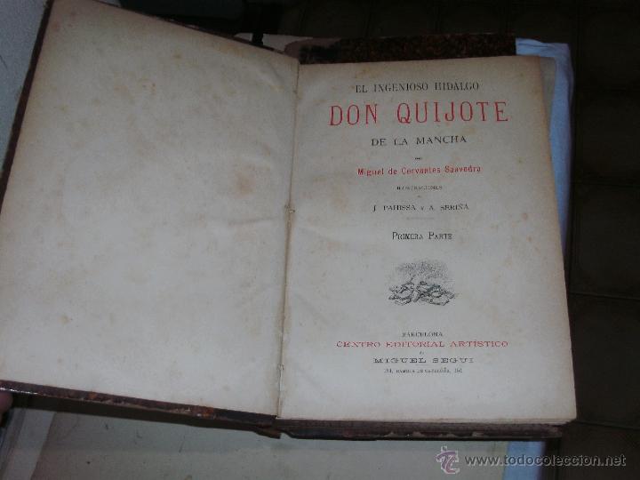 Libros antiguos: MIGUEL DE CERVANTES SAAVEDRA - - Foto 1