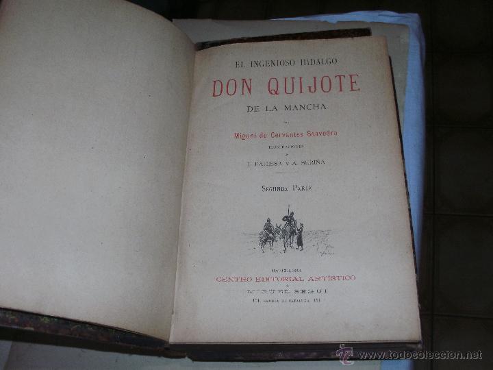 Libros antiguos: MIGUEL DE CERVANTES SAAVEDRA - - Foto 5