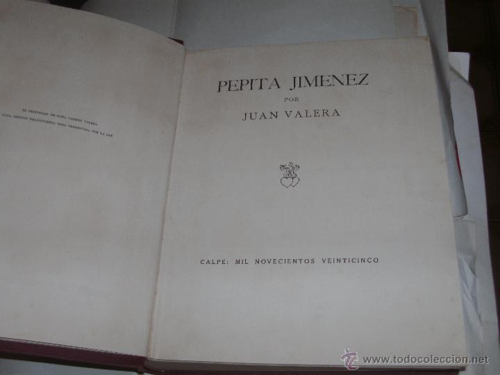 Libros antiguos: JUAN VALERA - PEPITA JIMENEZ - - Foto 7