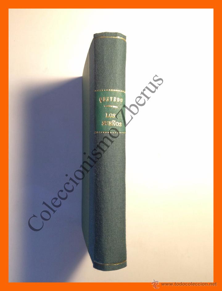 Libros antiguos: Los sue&ntilde;os - Quevedo - Colecci&oacute;n Biblioteca Sopena - Foto 3