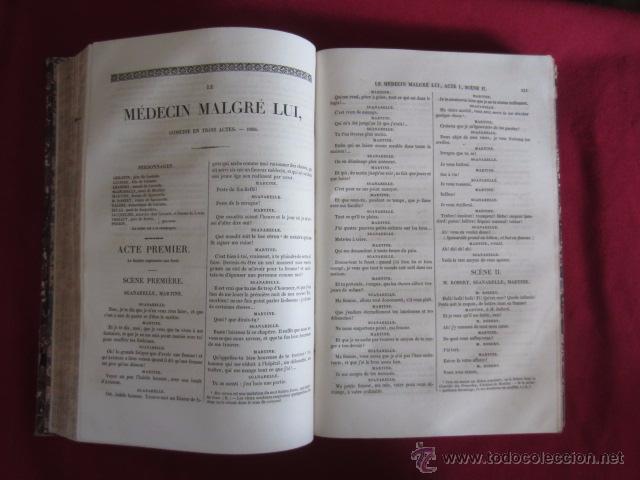 Libros antiguos: PANTHEON LITT&Eacute;RAIRE - OEUVRES COMPLETES DE MOLI&Egrave;RE - 1838 - Foto 10