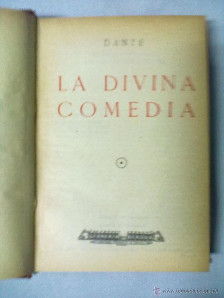 Libros antiguos: DANTE LA DIVINA COMEDIA 1935 - Foto 2
