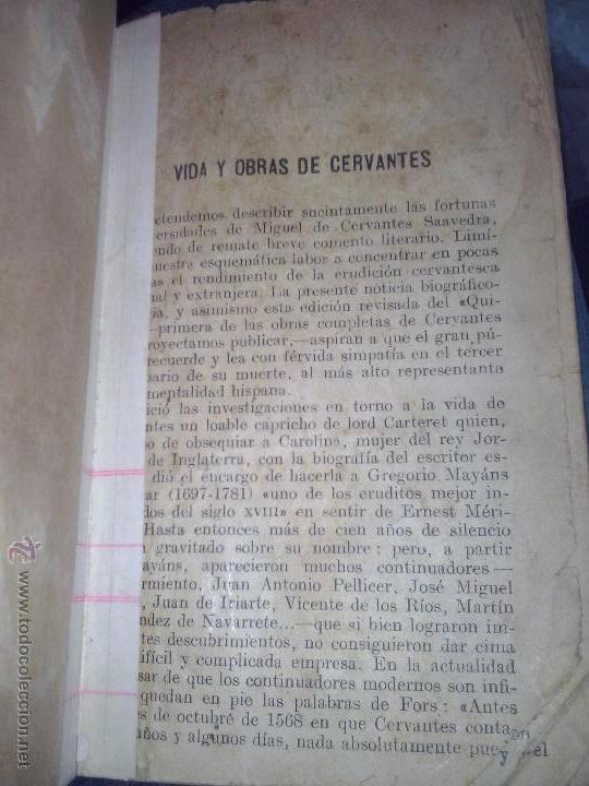 Libros antiguos: Don Quijote de la Mancha. A&ntilde;os 20. - Foto 1