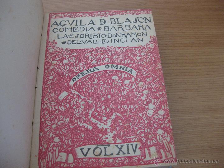 Libros antiguos: VALLE INCLAN AGUILA DE BLASON 1915 - Foto 3