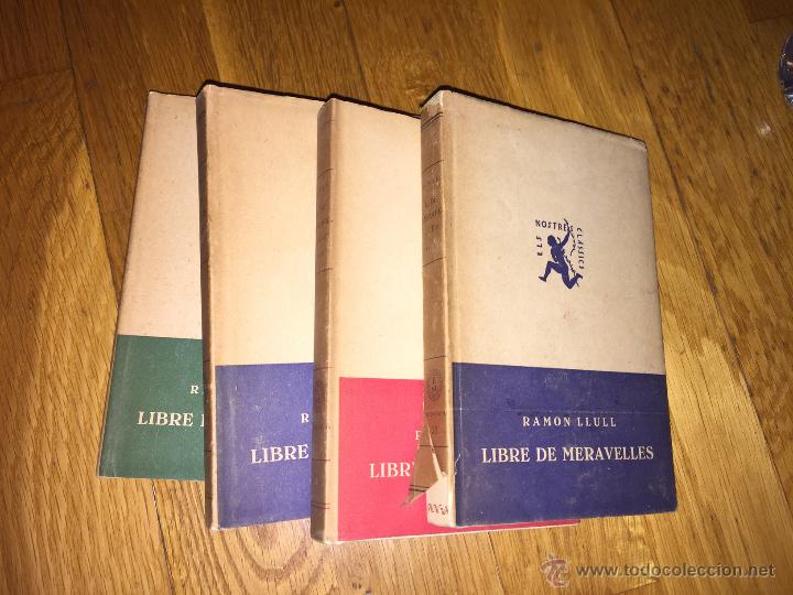 Libros antiguos: LIBRE DE MARAVELLES - RAMON LLULL - 4 tomos - Foto 2