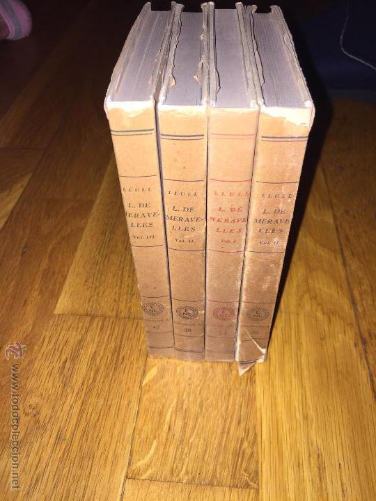 Libros antiguos: LIBRE DE MARAVELLES - RAMON LLULL - 4 tomos - Foto 1