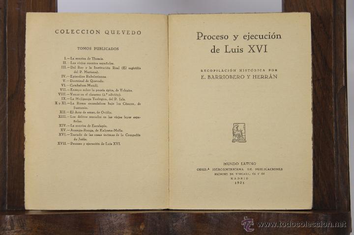 Old books: 6631 - COLECCI&Oacute;N QUEVEDO AN&Eacute;CDOTAS Y DECIRES. B. HERRAN. 6 VOLUM. PUBL. M. LATINO. 1929/31.