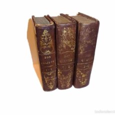 Libros antiguos: CERVANTES,DON QUIJOTE DE LA MANCHA 3 VOL-EDITORIAL PONS 1.845. Lote 55697344