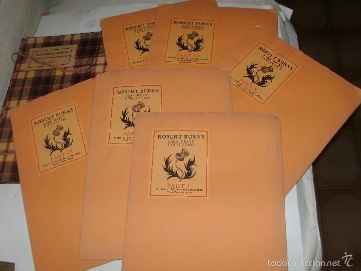 Libros antiguos: ROBERT BURNS - RARE PRINT COLLECTION - - Foto 2