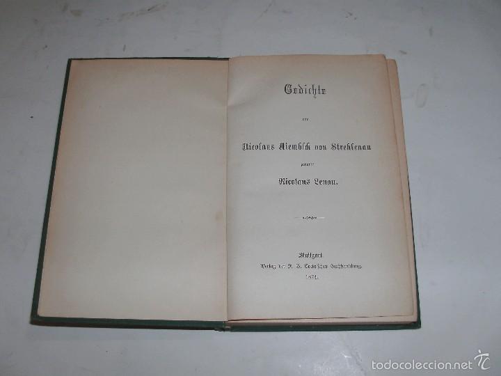 Libros antiguos: NICOLAUS LENAU - GEDICHTE - Foto 3