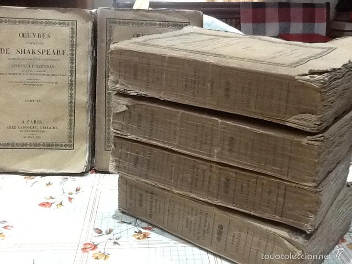 Libros antiguos: Shakespeare , oeuvres completes, 1821 , - Foto 3