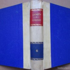 Livres anciens: EL MISTERIO Y OTROS CUENTOS - ANDREIEV, CALPE 1921, 2 TOMOS, UN VOLUMEN. BELLA ENC. PERGAMINO + INFO. Lote 57139059